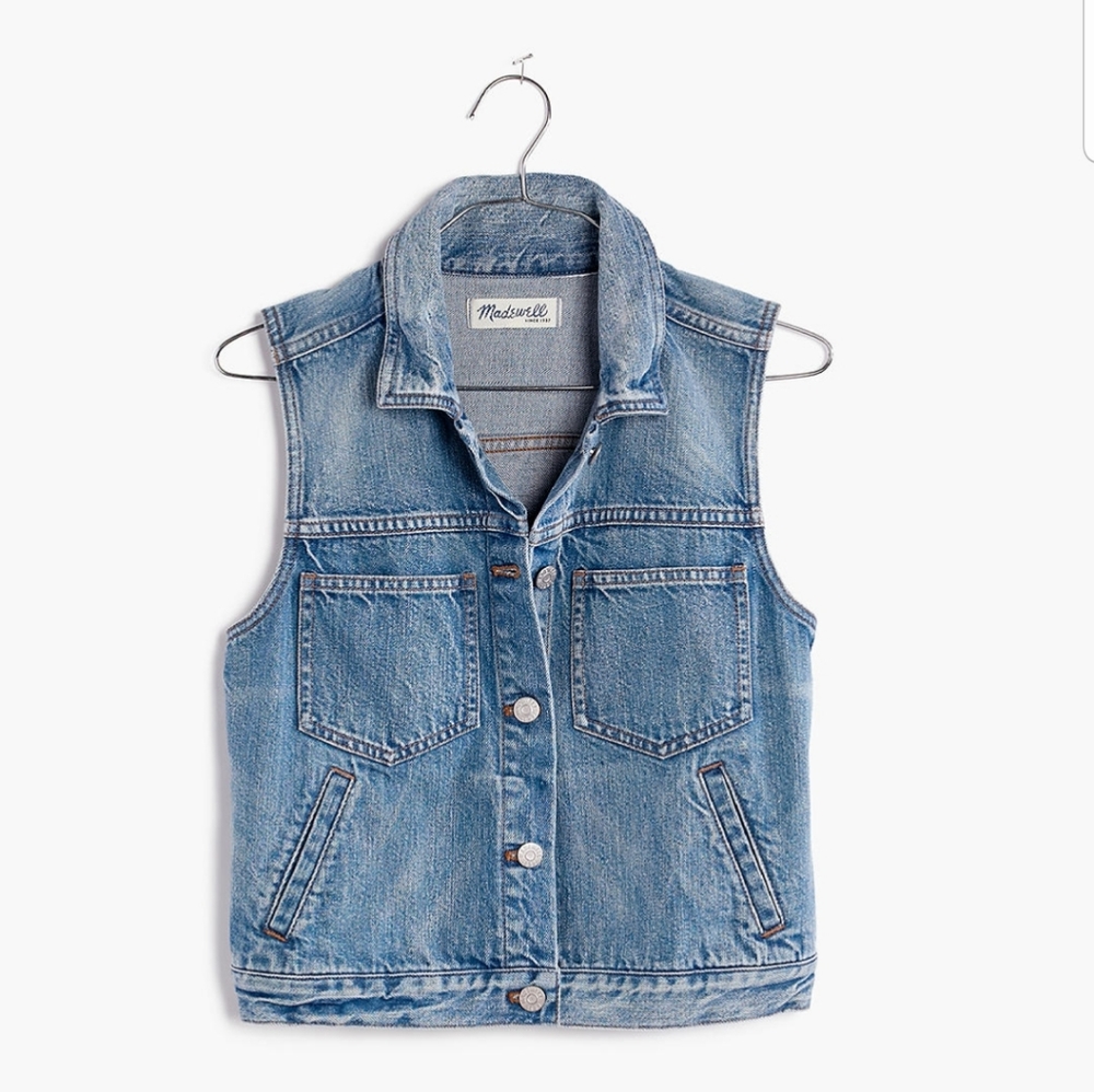 Madewell The Pocket Jean Vest